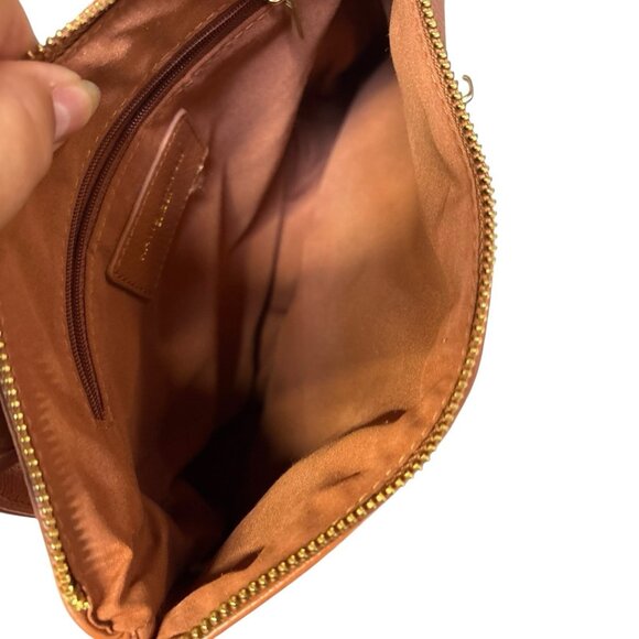 Kate Loxton Brown Backpack Purse bag Adjustable Straps Pebbled Soft Faux Leather - Picture 5 of 5